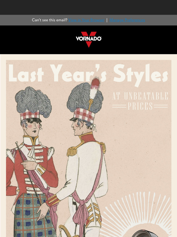 Get Last Year's Styles at Unbeatable Prices!