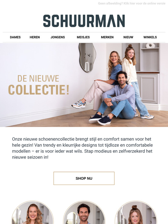 Shop nieuwe schoenen voor de hele gezin!