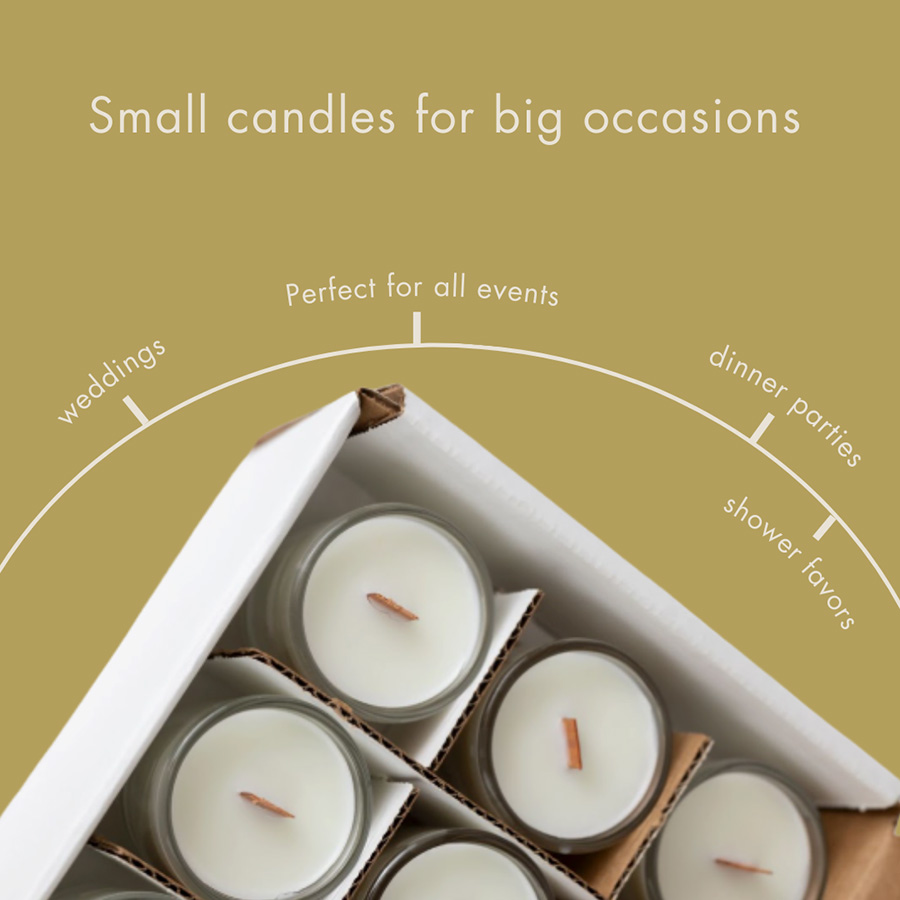 24 pack of Mini Candles