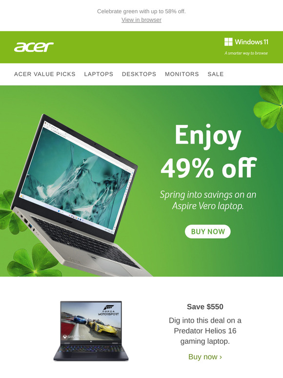 Enjoy the luck of St. Patrick’s Day with up to $700 off