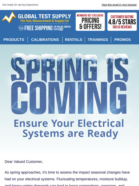 Seasonal Changes Impact Electrical Systems—Are You Ready ?