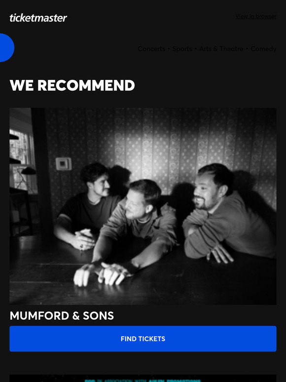 Mumford & Sons, In The Meadows plus many more!