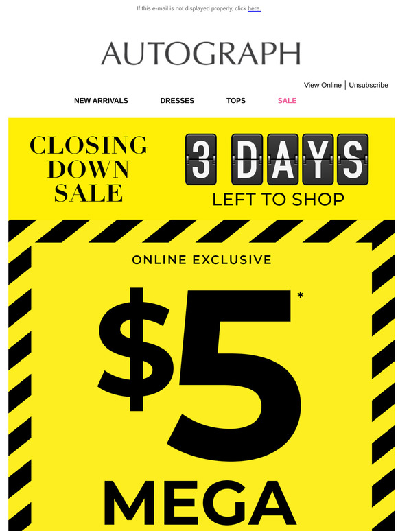 Almost SOLD OUT 😧 $5 Mega Clearout