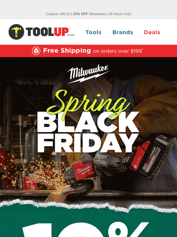 Milwaukee Spring Black Friday - 48 Hours Only