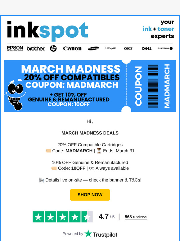 Go Wild. It’s March Madness!
