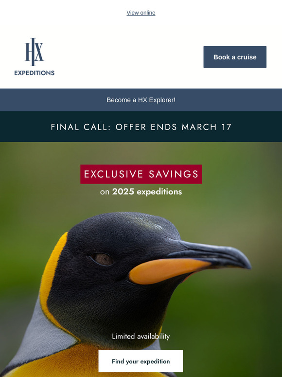 4 days to go: Exclusive sale ends soon