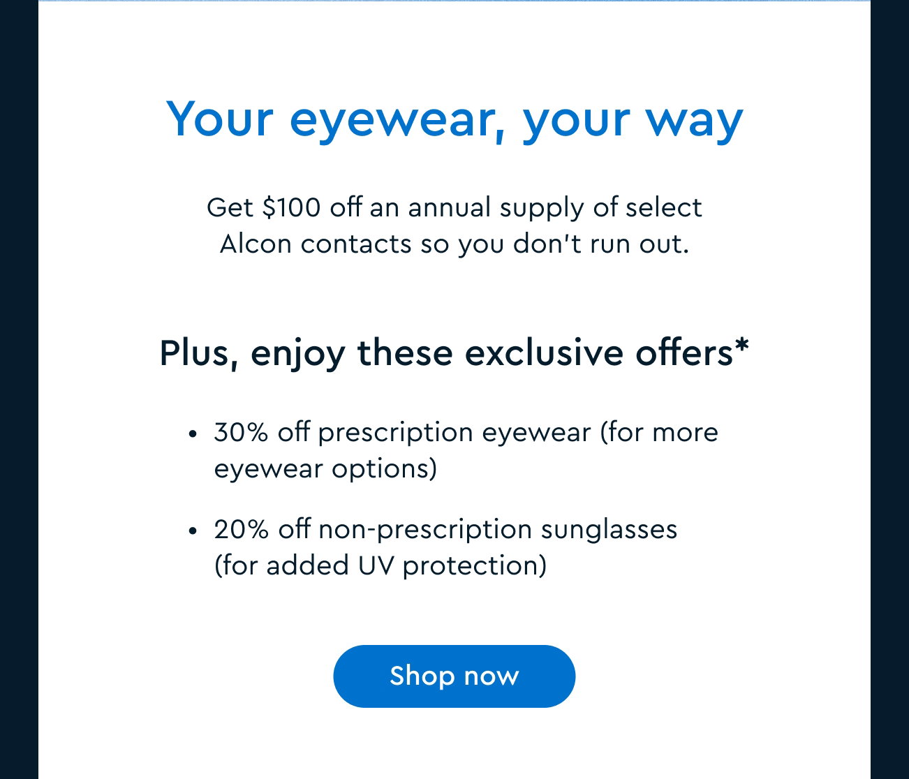 Save now