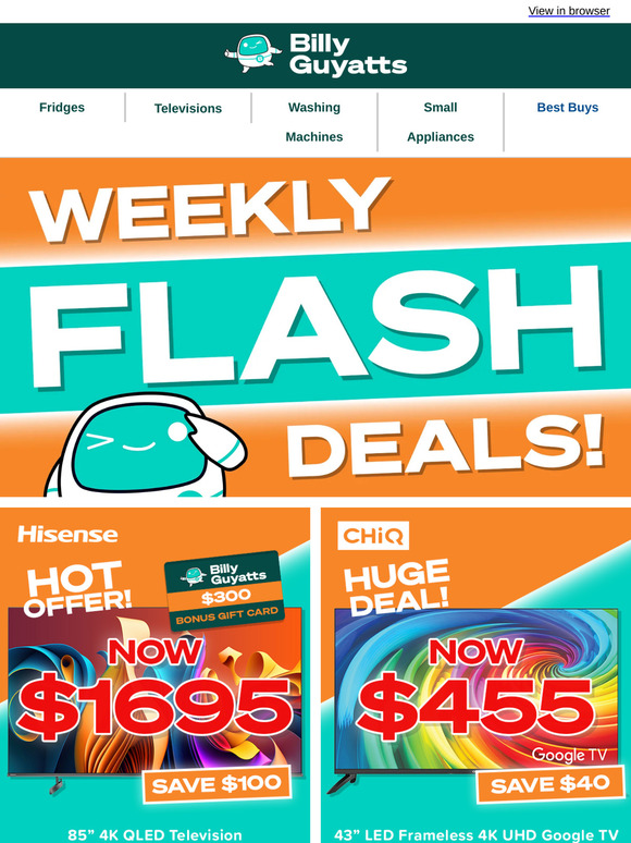⭐Weekly FLASH Deals⭐ Massive Offers on NOW!