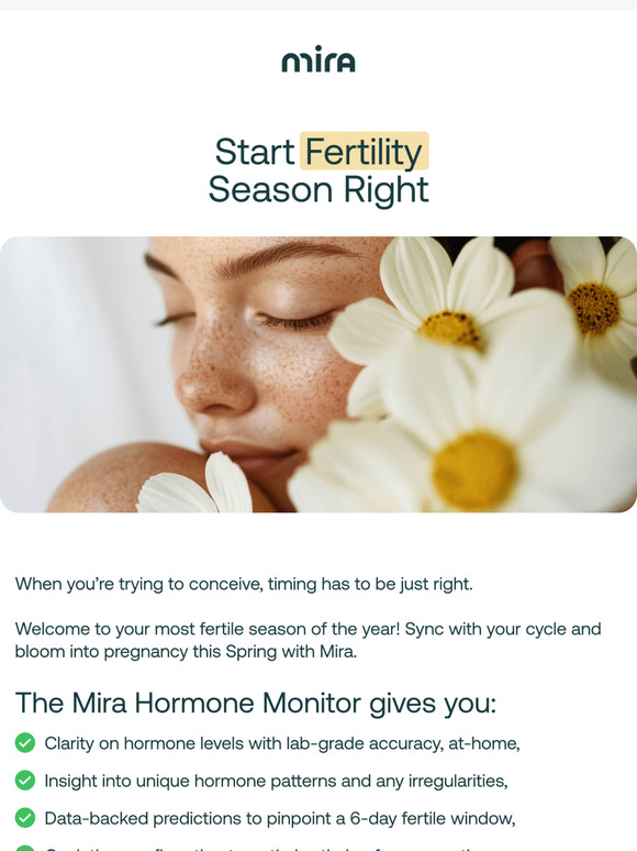 22% OFF—increasing fertility with Mira 💖