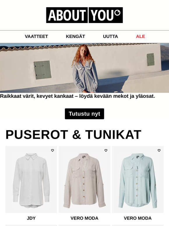 Mekot ja yläosat kevättä varten