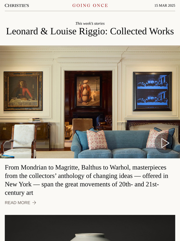 Going Once No. 426 | 20th-century masterpieces from the Riggio collection