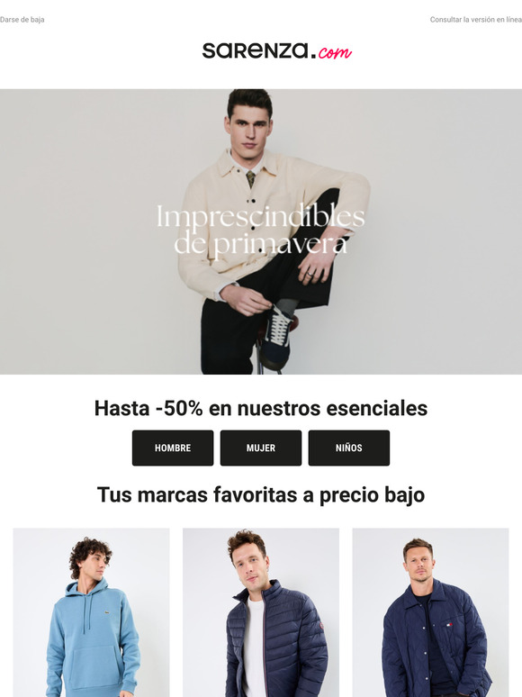 Tus marcas favoritas en oferta