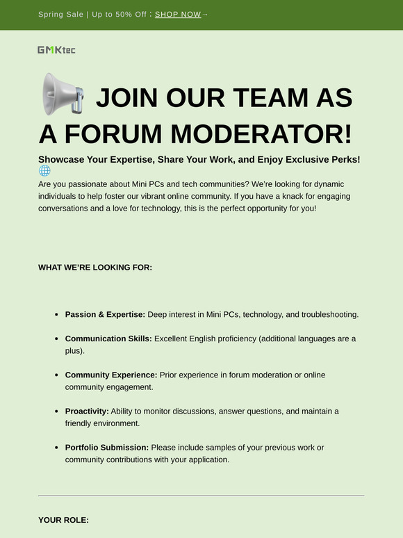📬Join Our Team as a Forum Moderator – Earn $100 Weekly Commission!