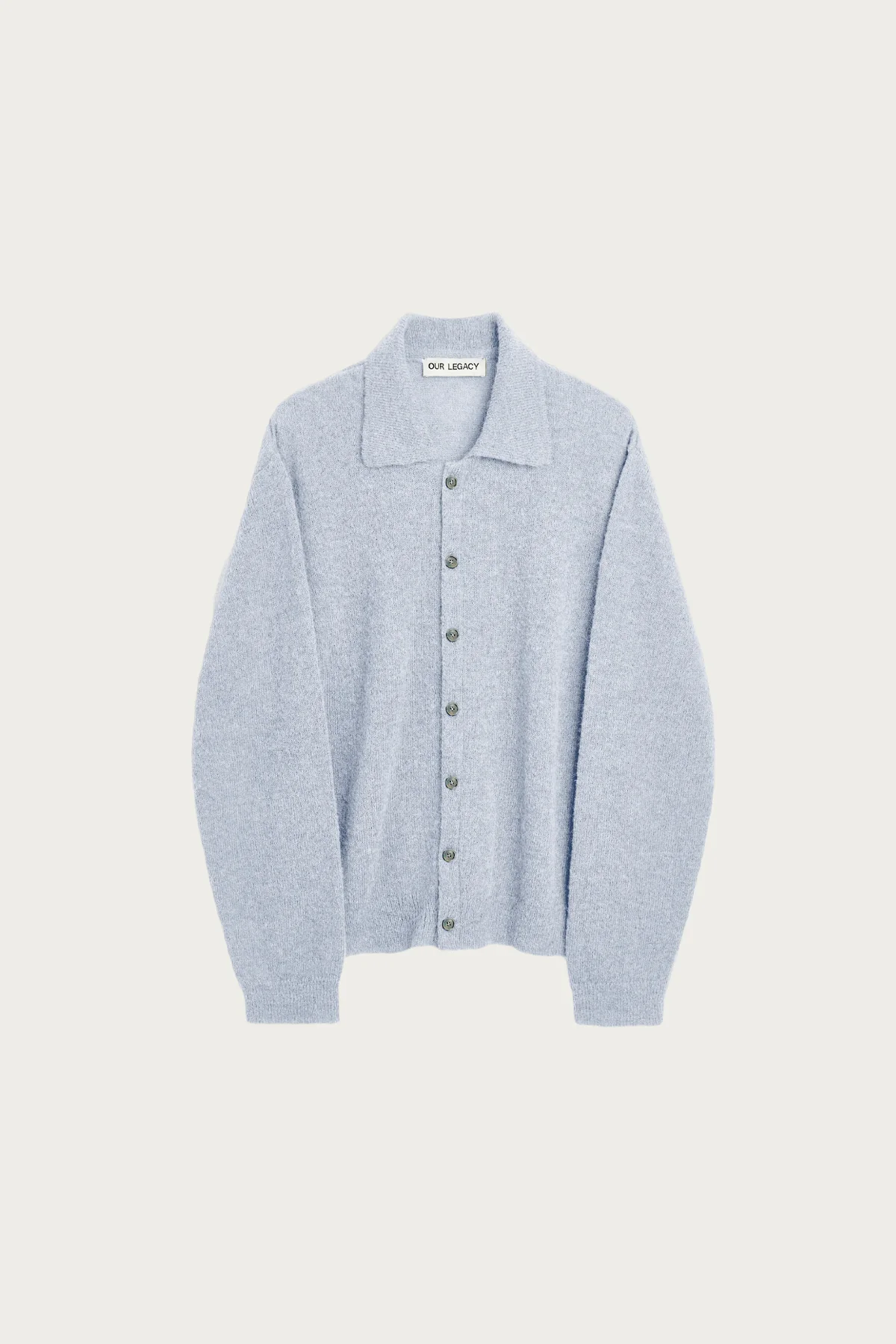Image of Evening Polo - Livid Blue Fuzzy Alpaca