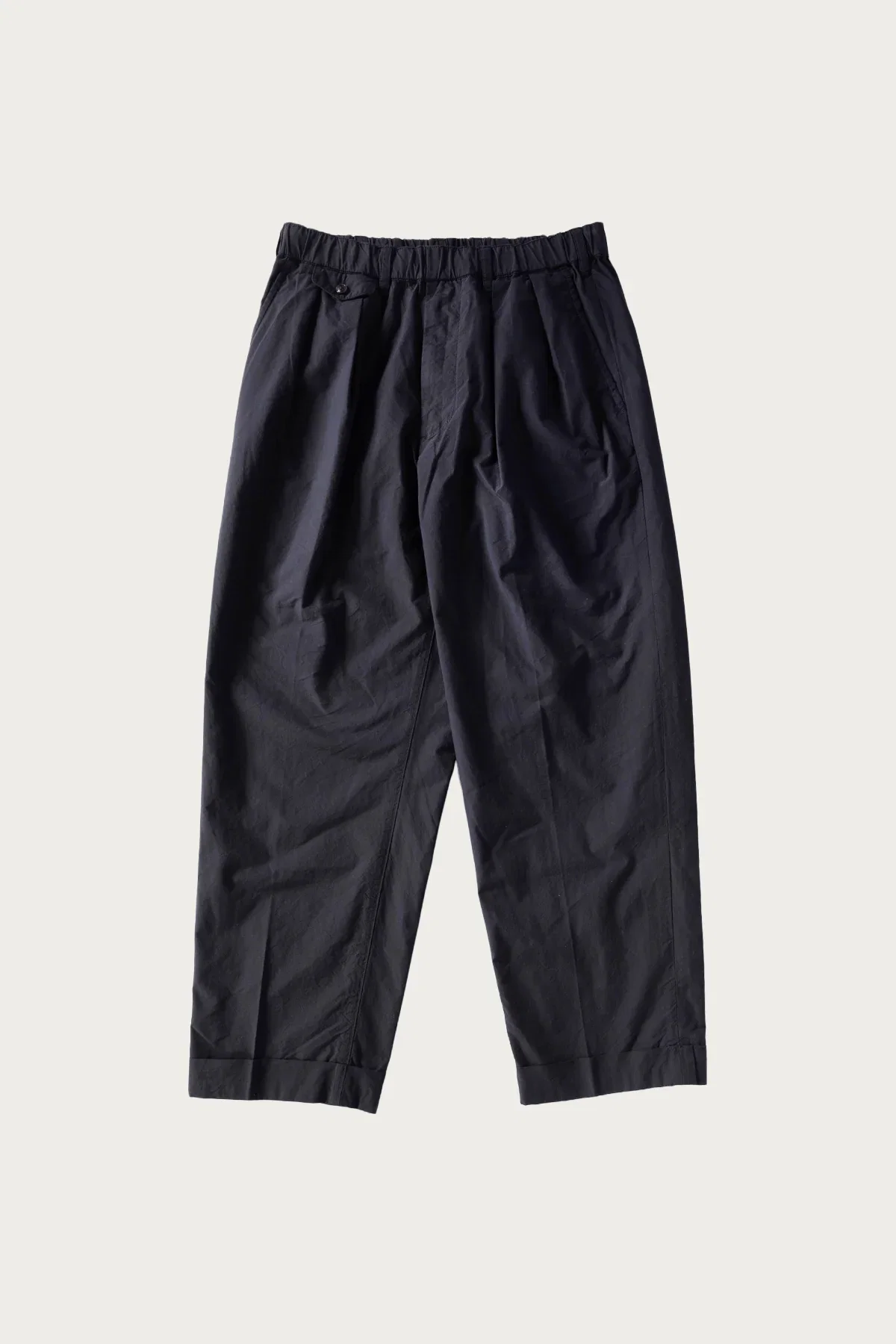 Image of Canoe Club x Beams+ 2P Relaxed Trousers - Navy