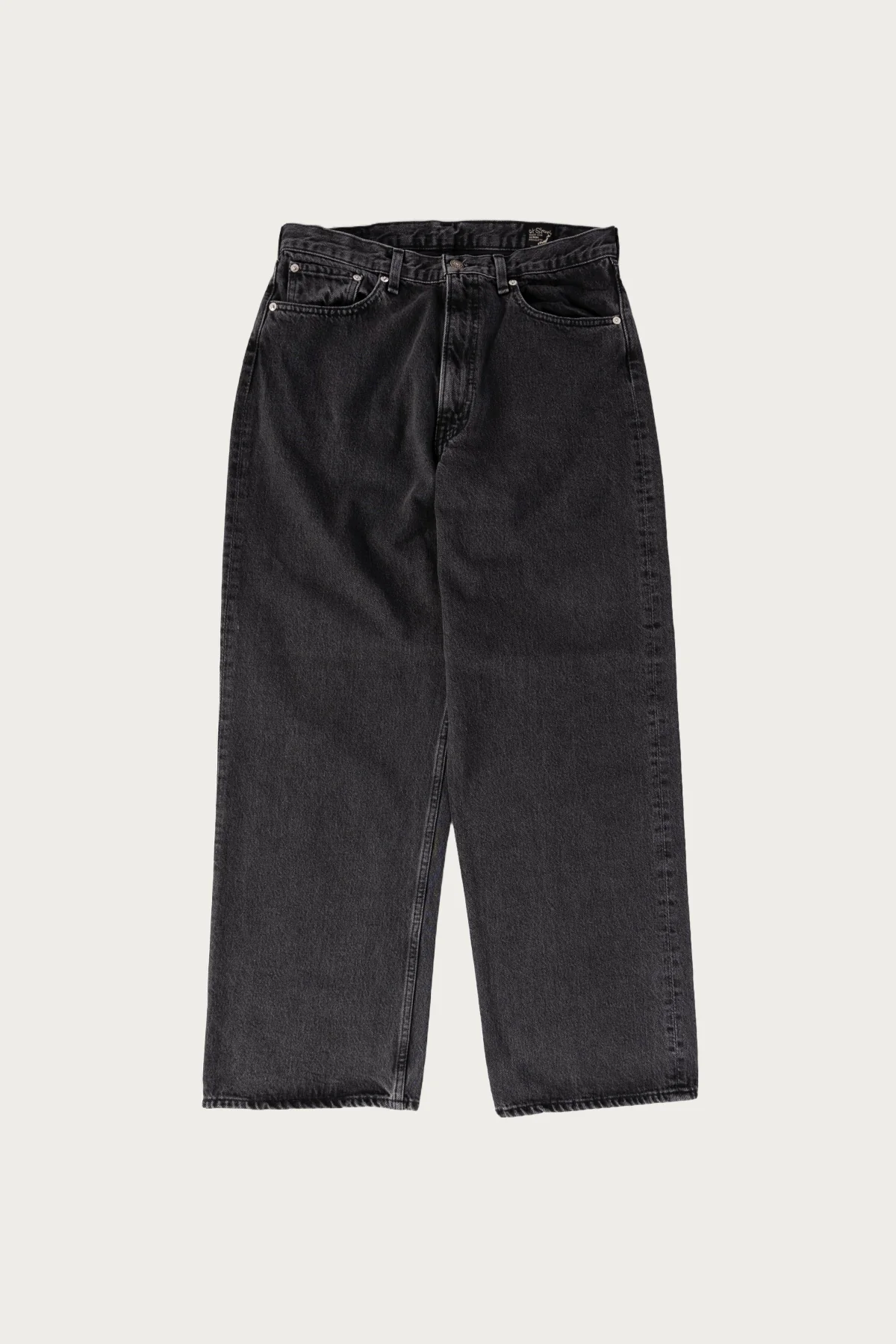 Image of Super Dad's Denim Pants - Black Denim Stone