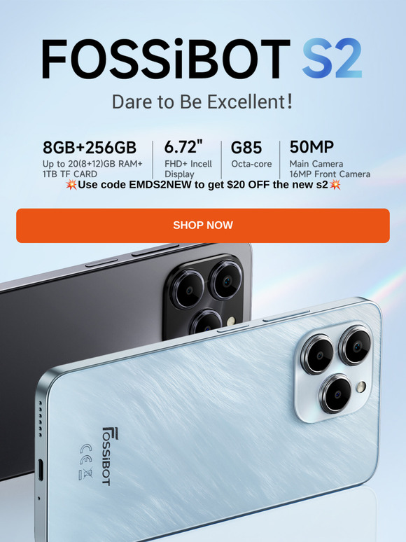 🔥 ​NEW S2 Fashion Smartphone is LIVE NOW! Limited Stock, Grab Yours!