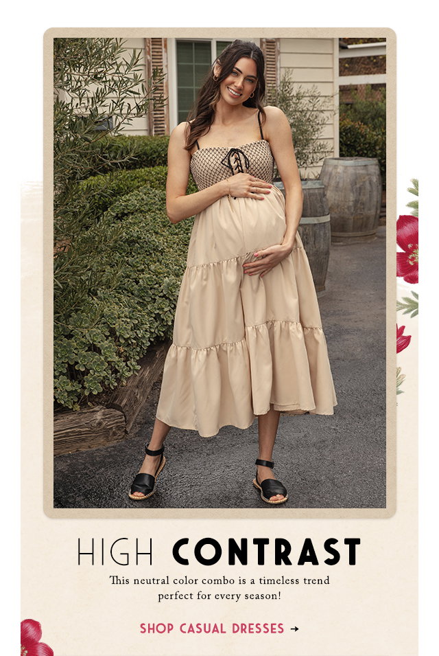 High Contrast: Shop Casual Dresses