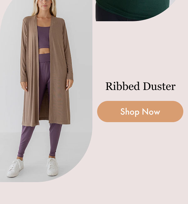 Ribbed Duster [Shop Now]