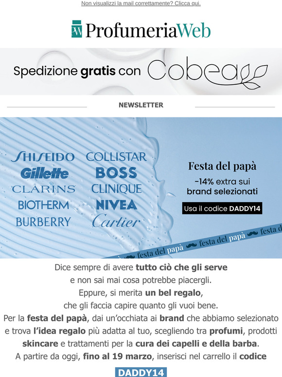👔 -14% sui brand per la festa del papà