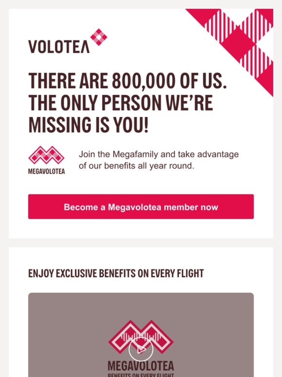 800,000 members and counting... Megavolotea is growing!