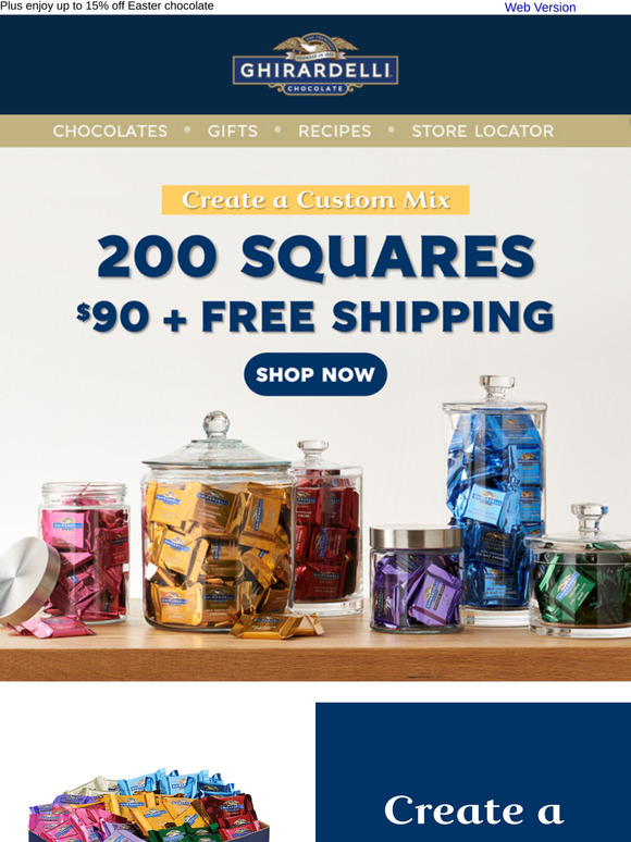 Last Call for 200 Squares for $90 + Free Shipping