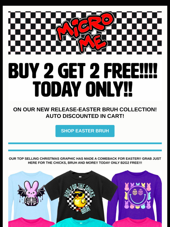 Friend, Look what just dropped! It's Easter, Bruh!