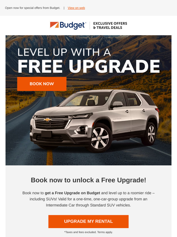 Get the best rates with Budget, plus exclusive offers from our partners.