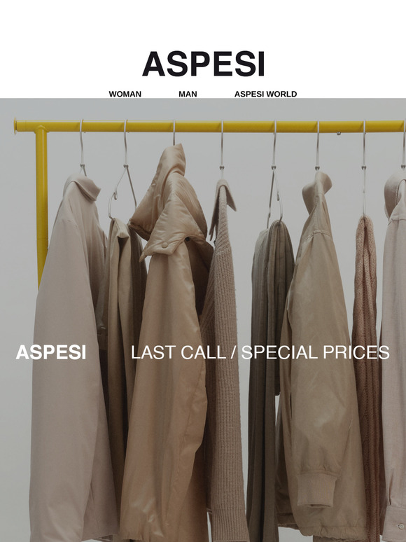 LAST CALL | Special Prices