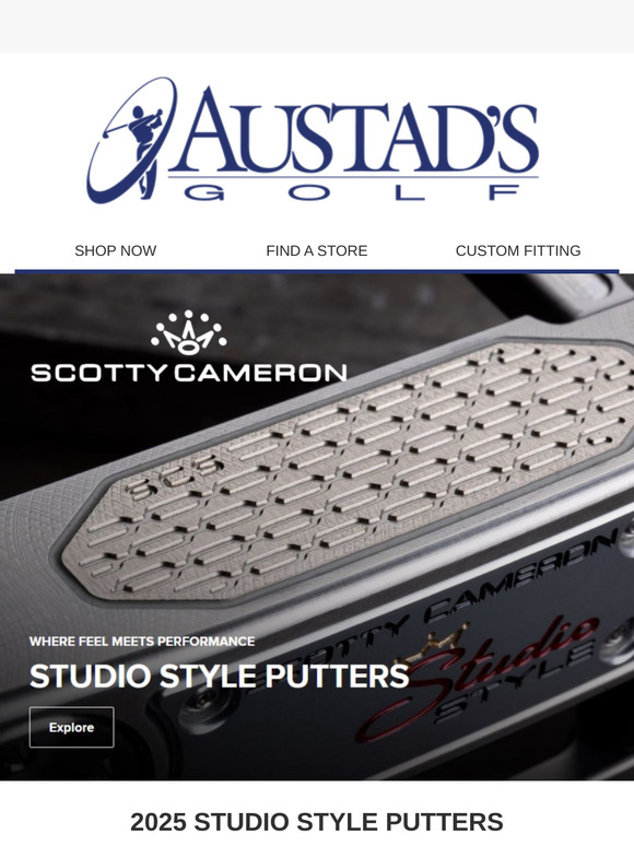 👑Scotty Cameron Studio Style Putters Are Here!