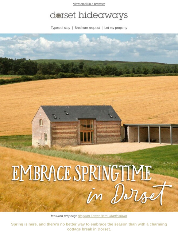 In the mood for a spring getaway? 🌼
