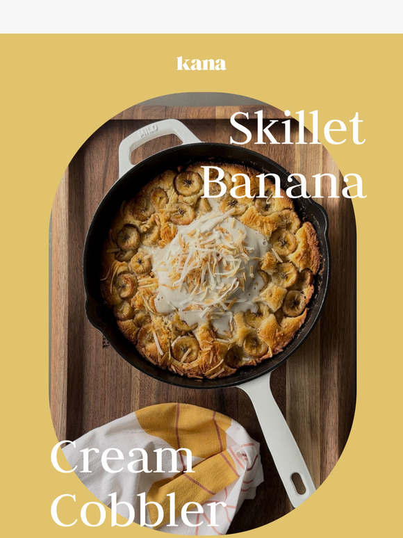 The most comforting one-pan dessert to make this weekend 🍌