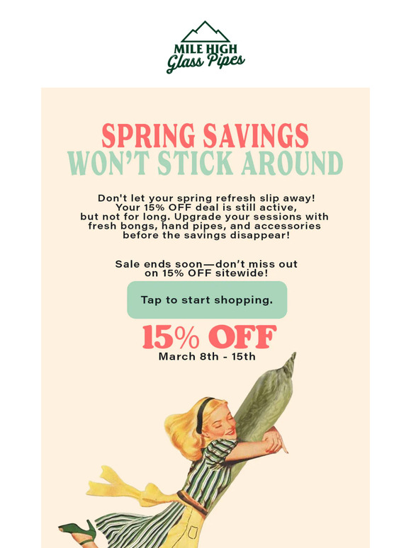 Still Thinking? Your 15% OFF Won’t Last!