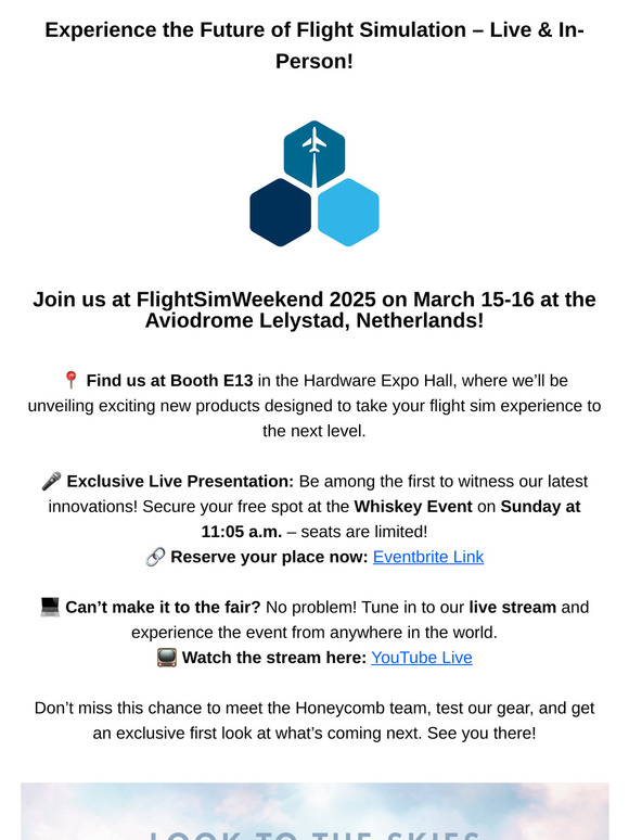 Honeycomb at FlightSimWeekend 2025