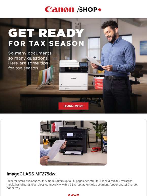 Print smart and save big this tax season—Save up to $230 off select Printers!