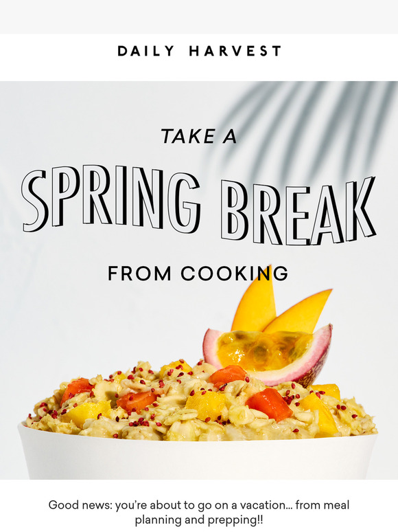 You deserve a break—from cooking