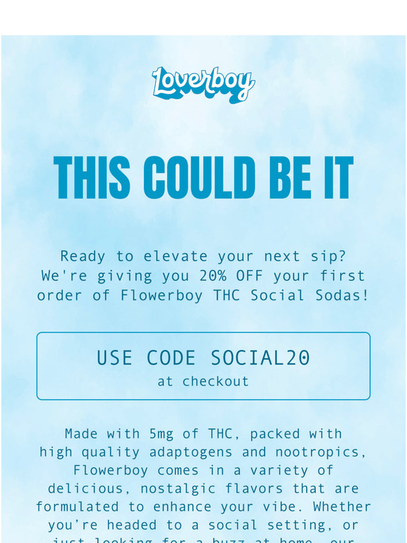 20% Off Flowerboy