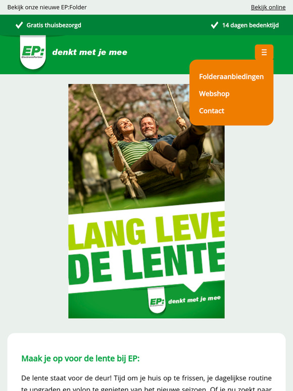Fris en klaar voor de lente met EP:!