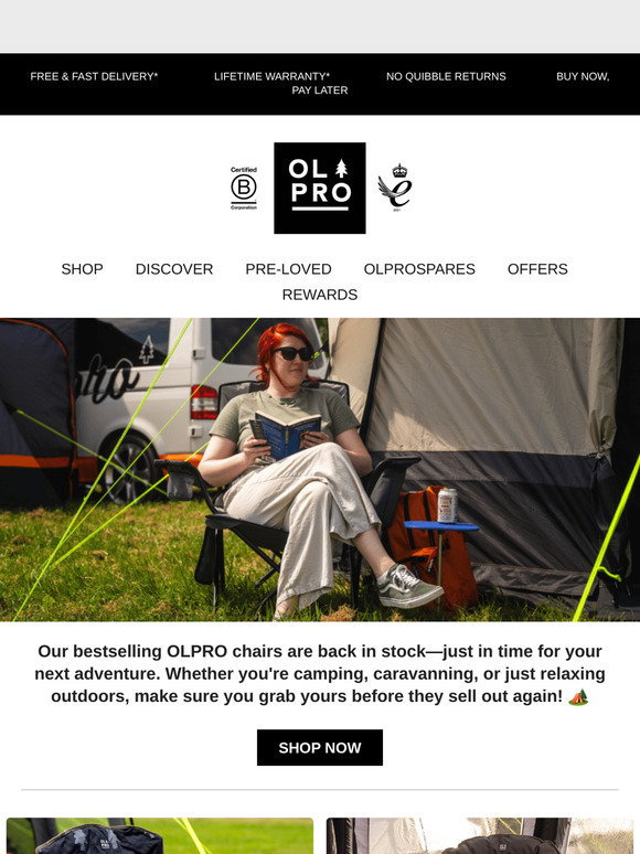 Your Favorite OLPRO Chairs Are Back!