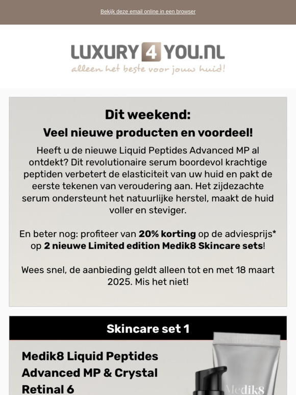 Dit weekend: Veel nieuwe producten en voordeel!