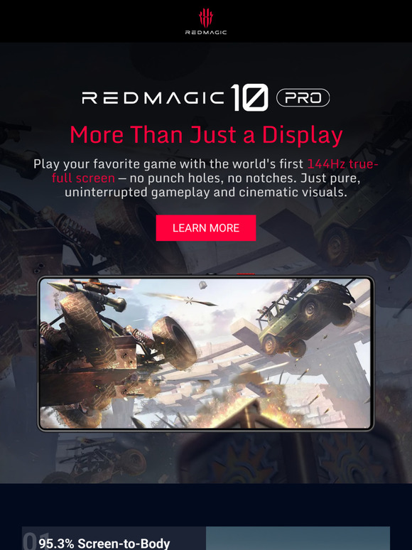 👀REDMAGIC 10 Pro – The Ultimate True Full Screen for Gamers