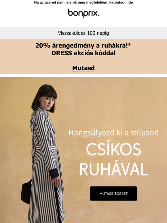 Divatos csíkok, megbízható stílus!