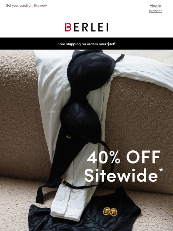 This 40% off? Gone tomorrow! 😲
