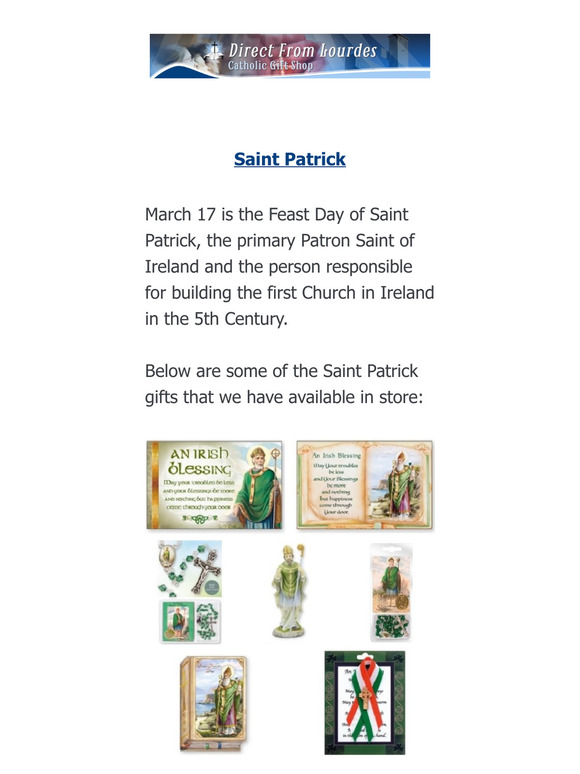 20% OFF + St Patrick gifts🙏