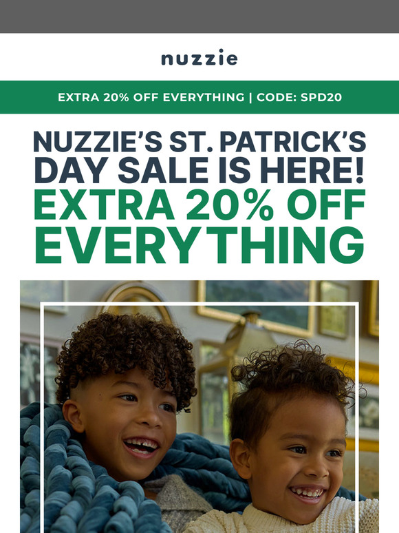🍀 Lucky You— Extra 20% OFF for St. Patrick’s Day!