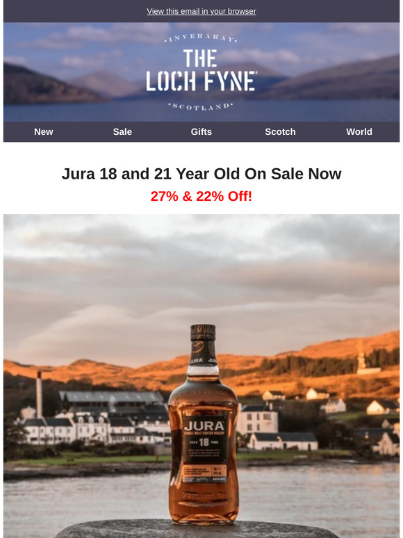 27% Off Jura 18 Year Old 🤩