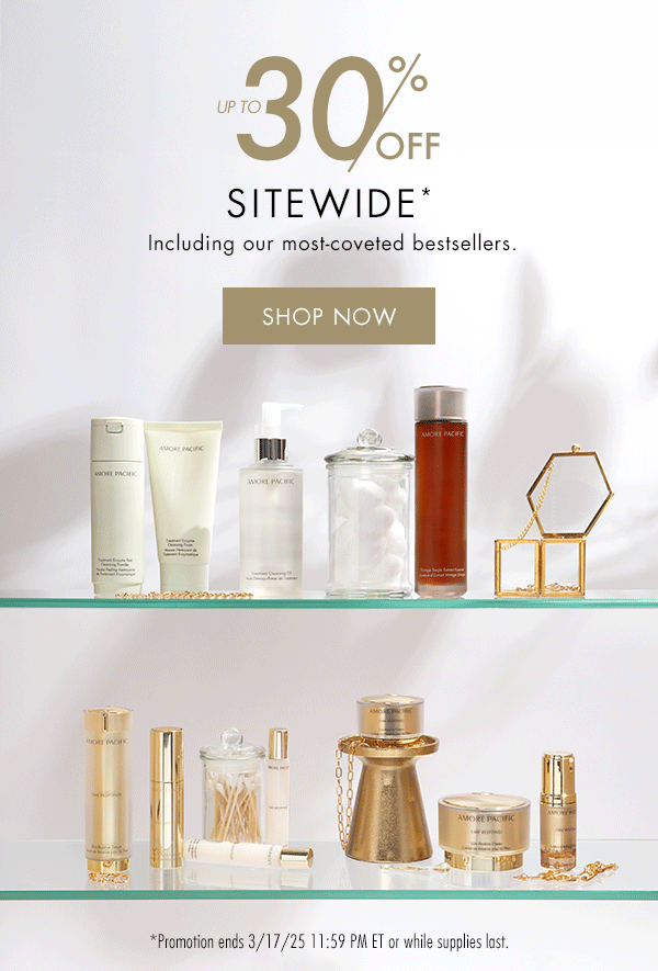 Up to 30% off sitewide
