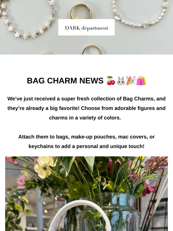 Bag Charm News 🍒🐰🎉🛍️