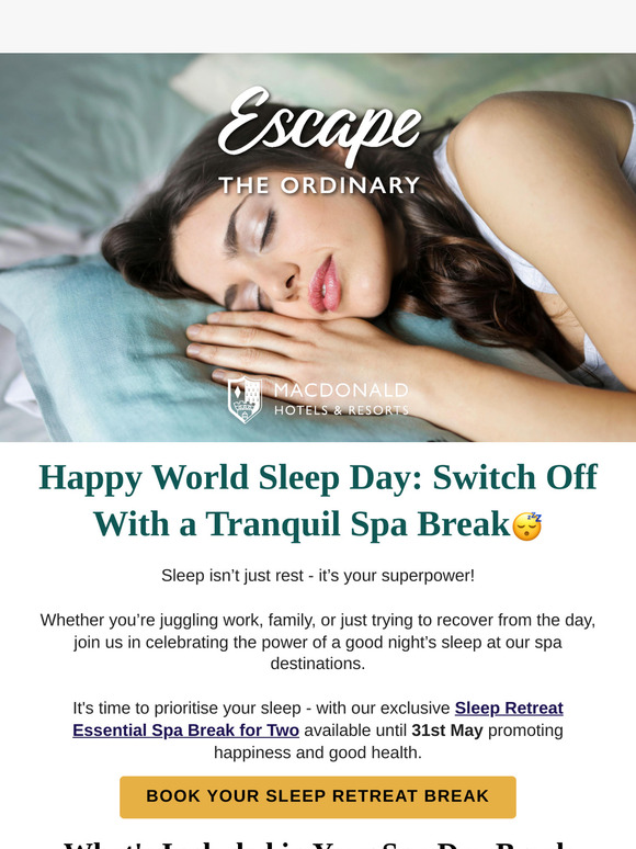 Find Your Zen on World Sleep Day with a Spa Retreat 😴🧖