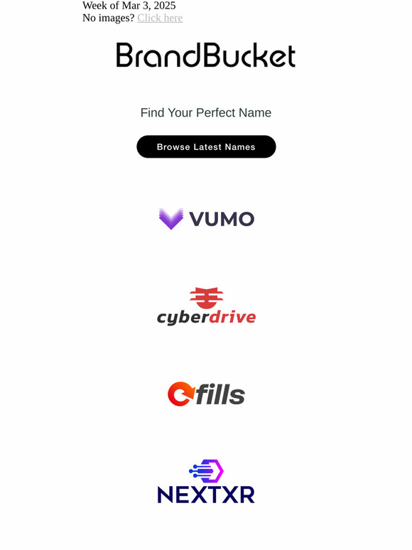 Your Weekly Digest of New Names